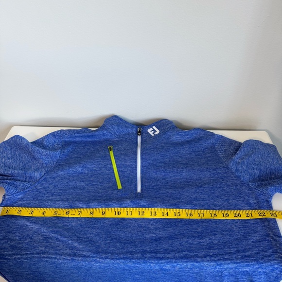 FootJoy Titleist Performance 1/2 Zip Golf Pullover Blue Men’s Medium Jacket - Picture 9 of 11